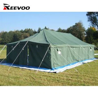 Lều tị nạn cấu trúc quân đội màu xanh lá cây không thấm nước để bán